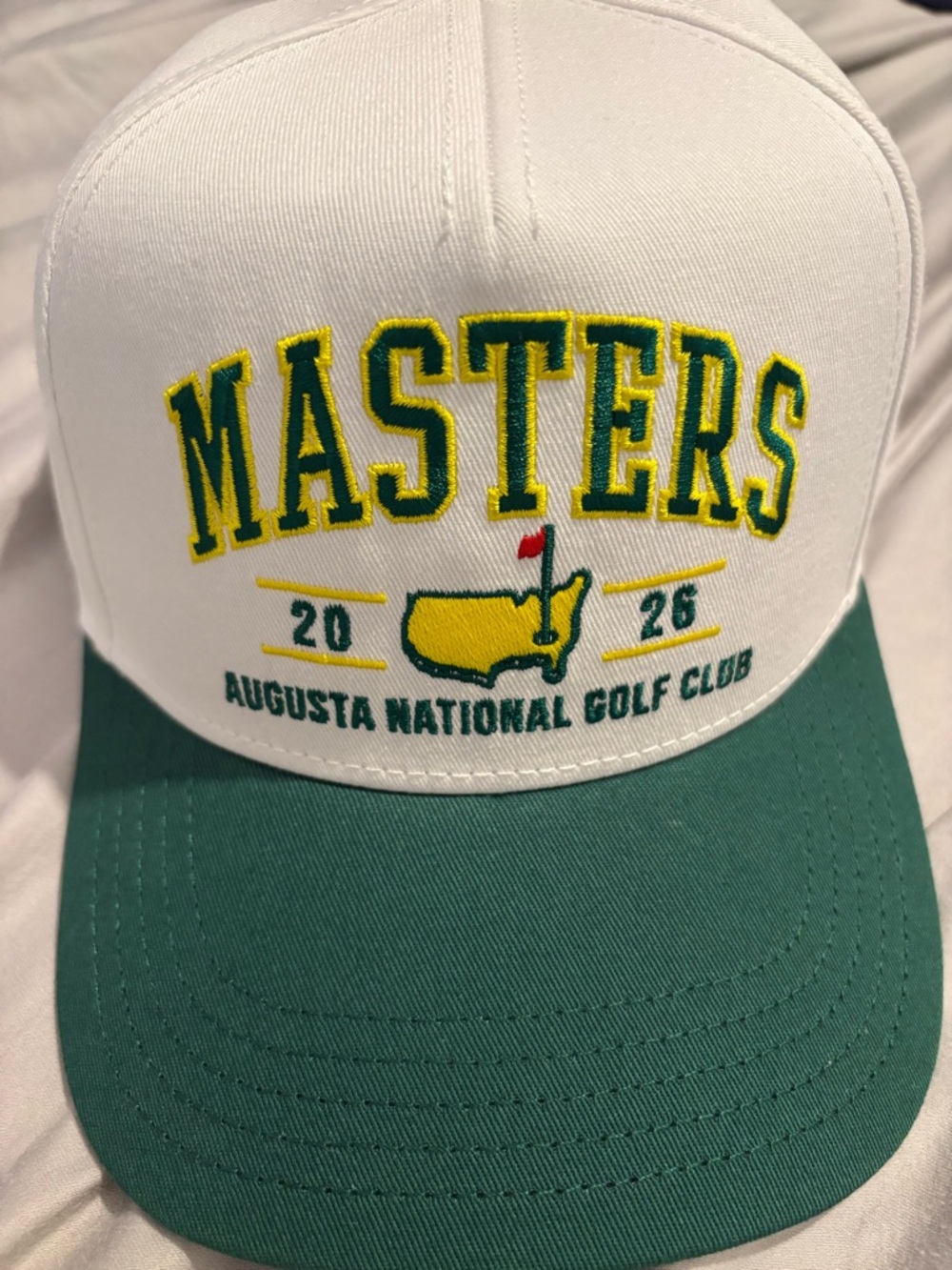 Masters Augusta National Golf Club Green and White Hat - NWT